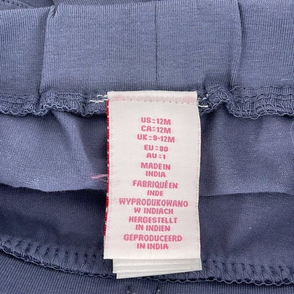 Girl's Grey Shorts Size:12 Months - Picture 5 of 5